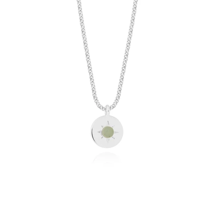 Joma Jewellery 4661 - Birthstone A Little Necklace August Aventurine - Image 2