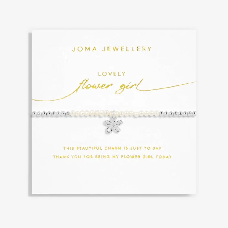 Joma Jewellery Bridal Pearl Bracelet Lovely Flower Girl C562