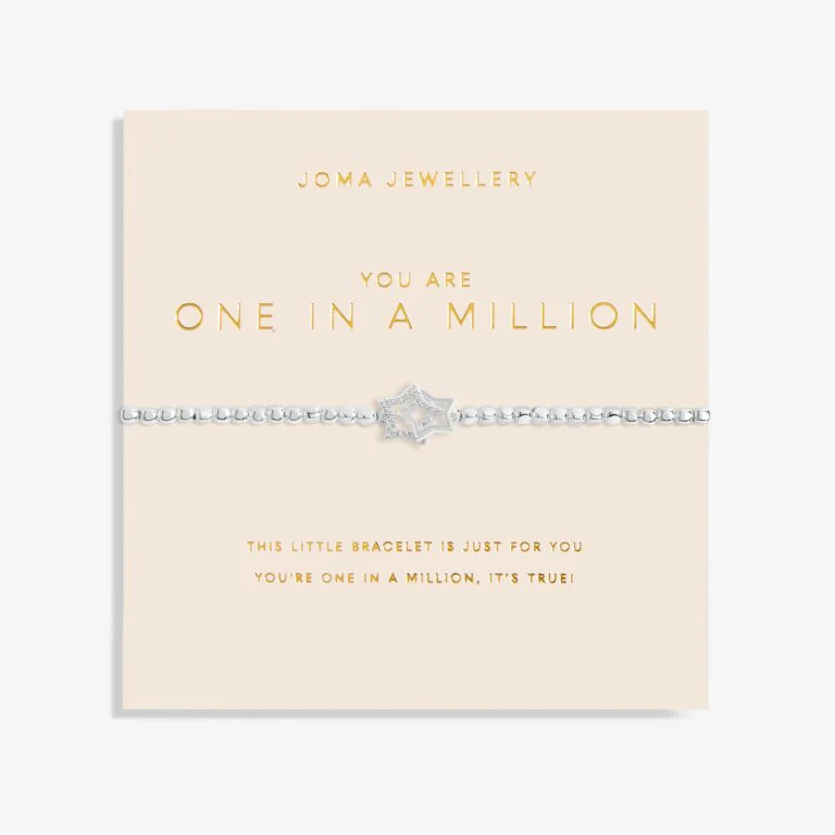 Joma Jewellery Forever Yours You Are One In A Million Silver Bracelet 6158 - Image 4