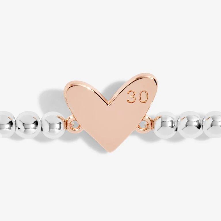 Joma Beautifully Boxed A Little 'Happy 30th Birthday' Bracelet 5077 - Image 3