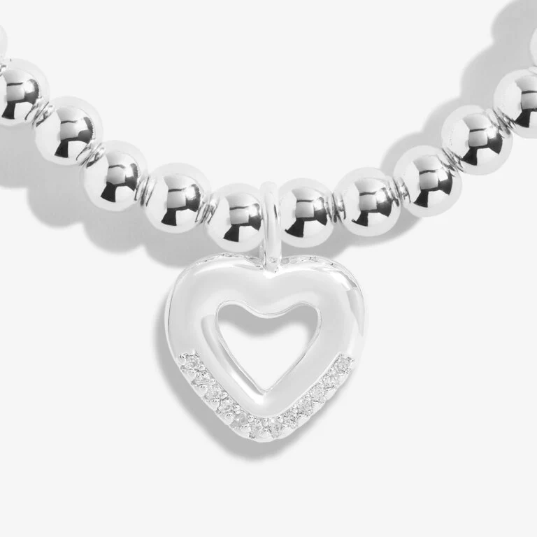 Joma Mother's Day A Little 'Happy First Mother's Day' Bracelet In Silver Plating - Image 2