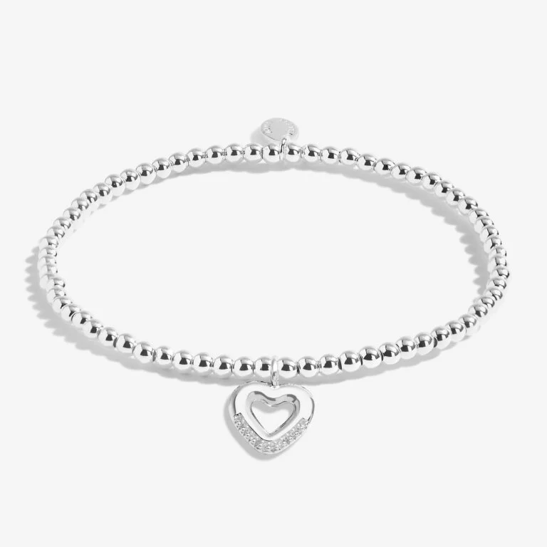Joma Mother's Day A Little 'Happy First Mother's Day' Bracelet In Silver Plating - Image 3