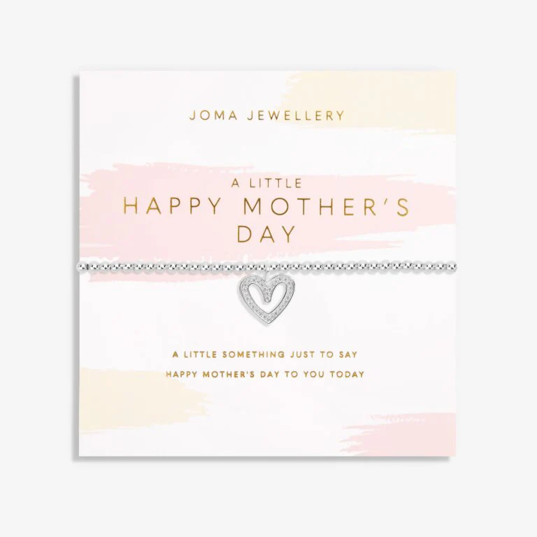 Joma Mother's Day A Little 'Happy Mother's Day' Bracelet In Silver Plating