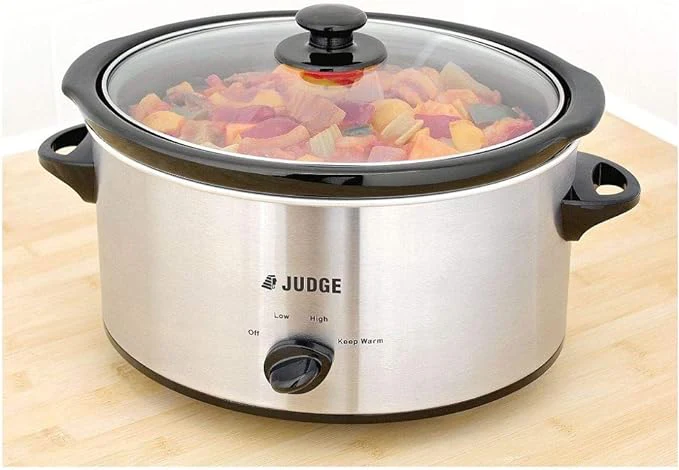 Judge Large Electrical Slow Cooker 3.5L 180W with Removable Ceramic Pot, Makes Up to 4 Portions - Image 2