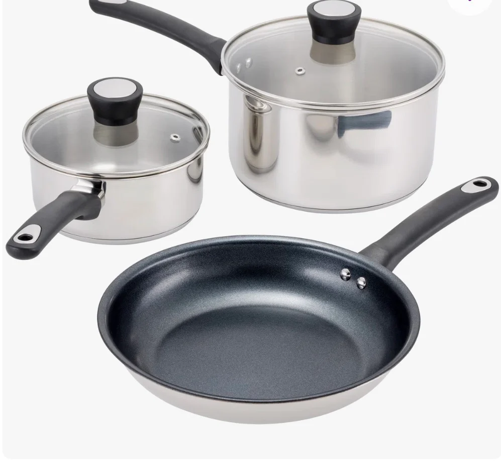 Judge Essentials Cookware 3 Piece Cookware Set