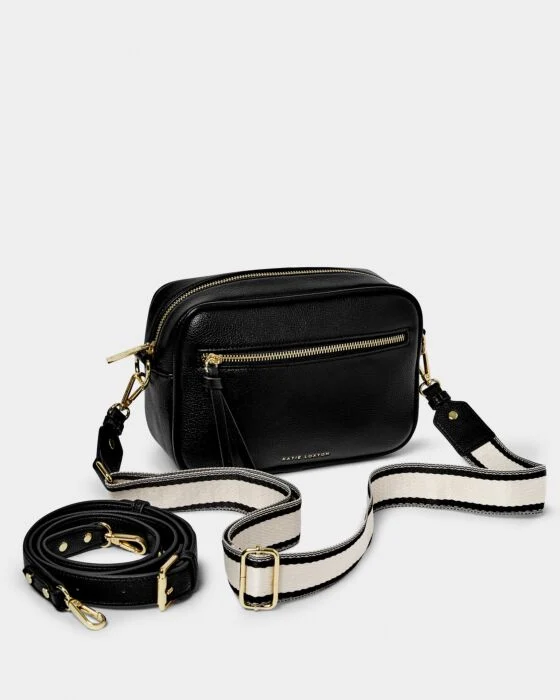 Katie Hallie Crossbody Bag Black