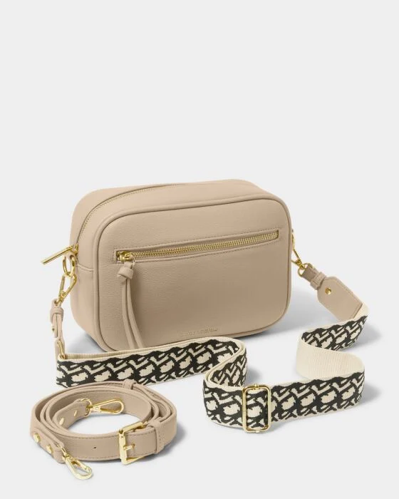 Katie Hallie Crossbody Bag Light Taupe