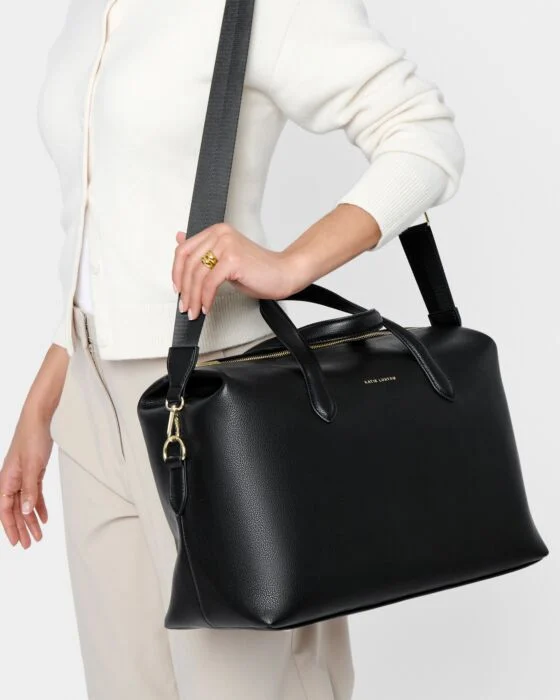 Katie Loxton Milan Cabin Bag Black 25cm x 40cm x 19cm - Image 3