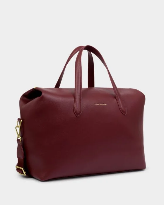 Katie Loxton Milan Cabin Bag Cherry 25cm x 40cm x 19cm