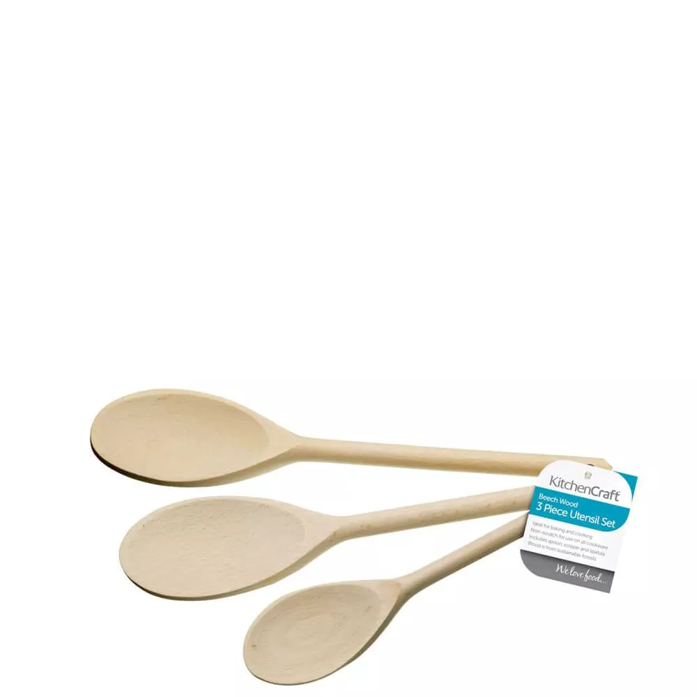 KC Set of 3 Wooden spoons