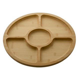 KC Farberware Build-a-Board Bamboo Divided Serving Board, 35.5CM