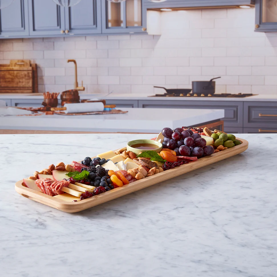 KC Farberware Build-a-Board Bamboo Platter, 17.5 x 56CM - Image 5