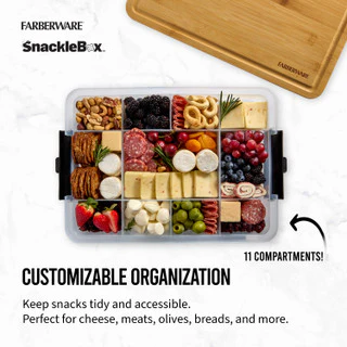 KC Farberware SnackleBox Bamboo Board and Box, 30 x 40.5CM - Image 6