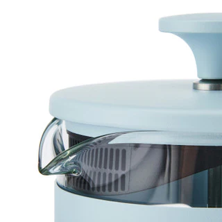 KC La Cafetière Pisa 8 Cup Cafetiere, Sky Blue - Image 3