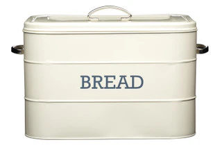 KC Living Nostalgia Antique Cream Bread Bin