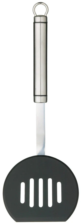 KitchenCraft Oval Handled Stainless Steel Non-Stick Half Round Turner