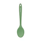 KitchenCraft Silicone Spoon, Non-Stick Safe and Heat-Resistant, Green, 27cm