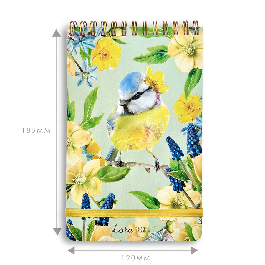 Lola Designs - BLUE TIT REPORTER NOTEPAD WITH ELASTIC CLOSURE
Regular price - Image 3