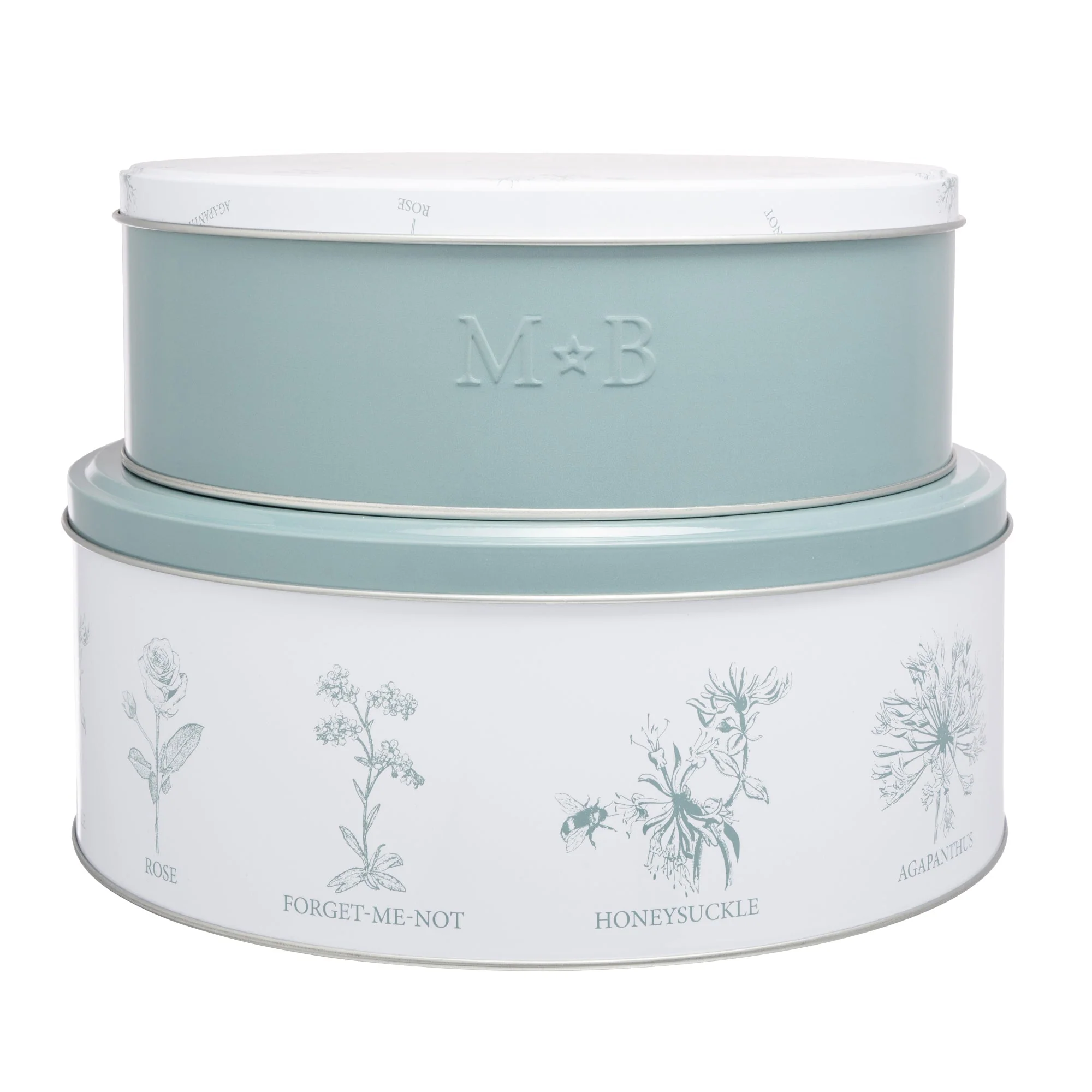 Mary Berry English Garden Flowers Cake Tin Set of 2