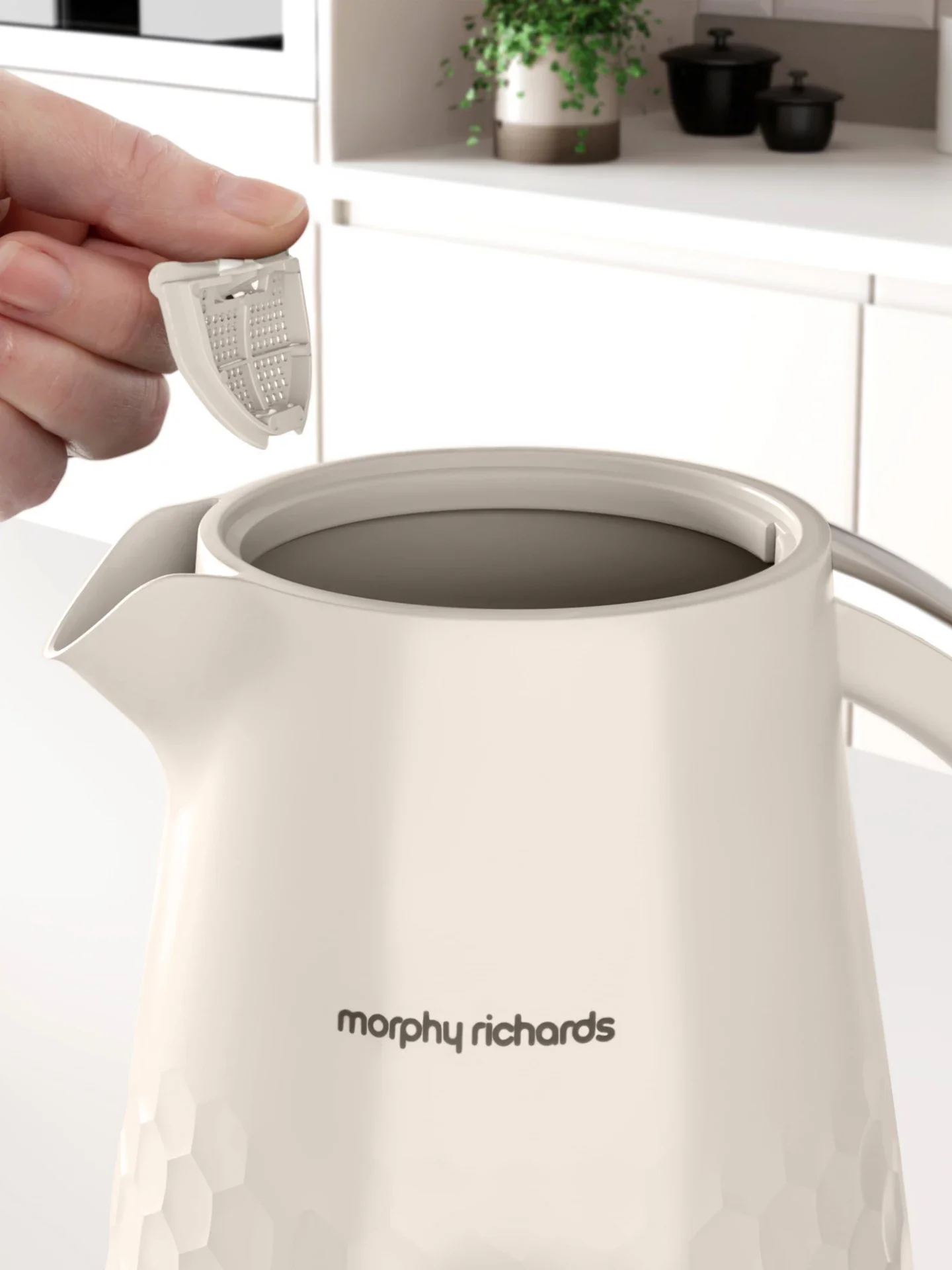 Morphy Richards Hive Jug Kettle 1.5litre 3kw Cream - Image 4