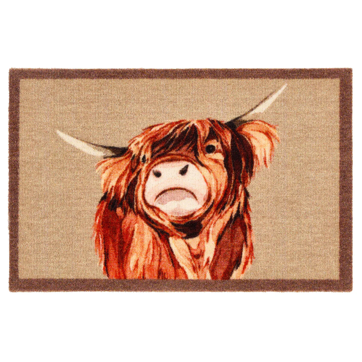 My Mat Highland Cow Nylon 50x75cm