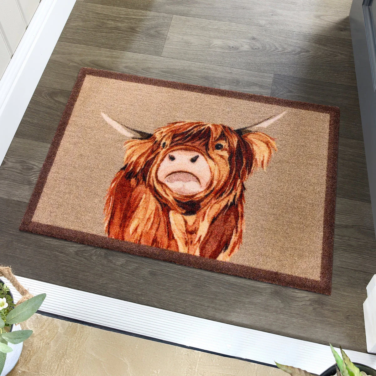 My Mat Highland Cow Nylon 50x75cm - Image 2