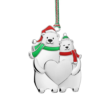 Newbridge Polar Bear Couple Christmas Tree Decoration