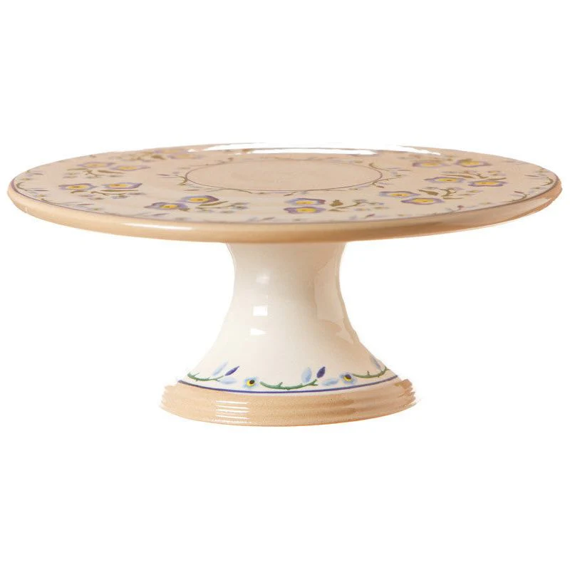 Nicholas Mosse Forget Me Not 9” Footed Cake Plate - Image 2