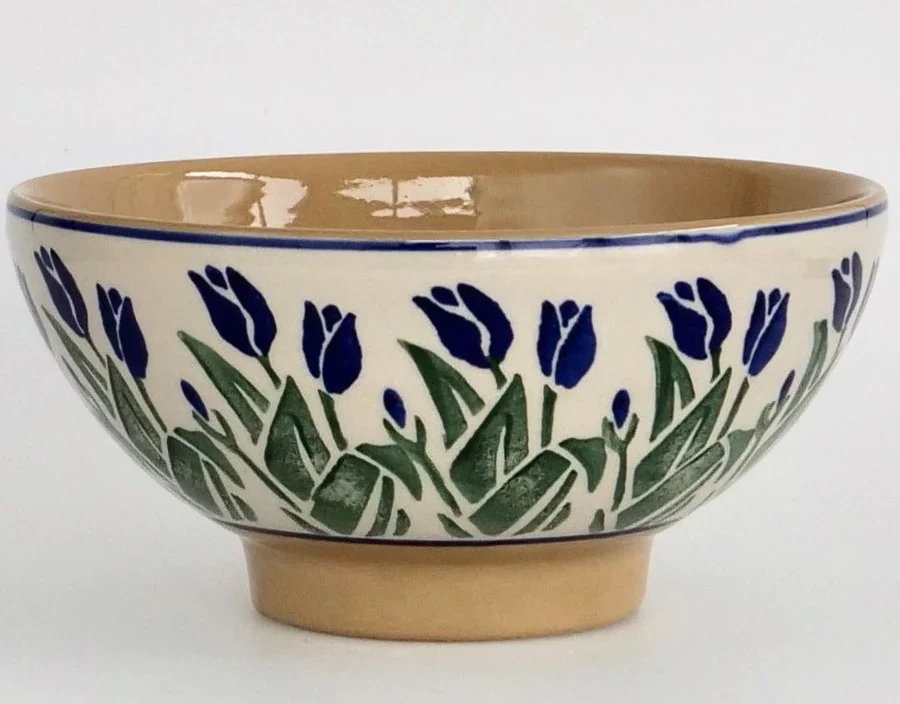 Nicholas Mosse Blue Blooms Vegetable Bowl