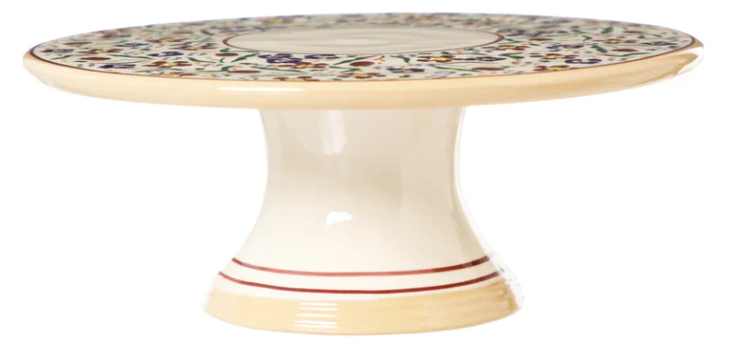 Nicholas Mosse Footed Cake Plate Wildflower Meadow