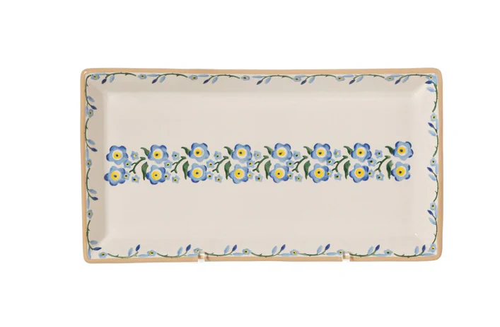 Nicholas Mosse Forget Me Not Large Rectangular Serving Dish