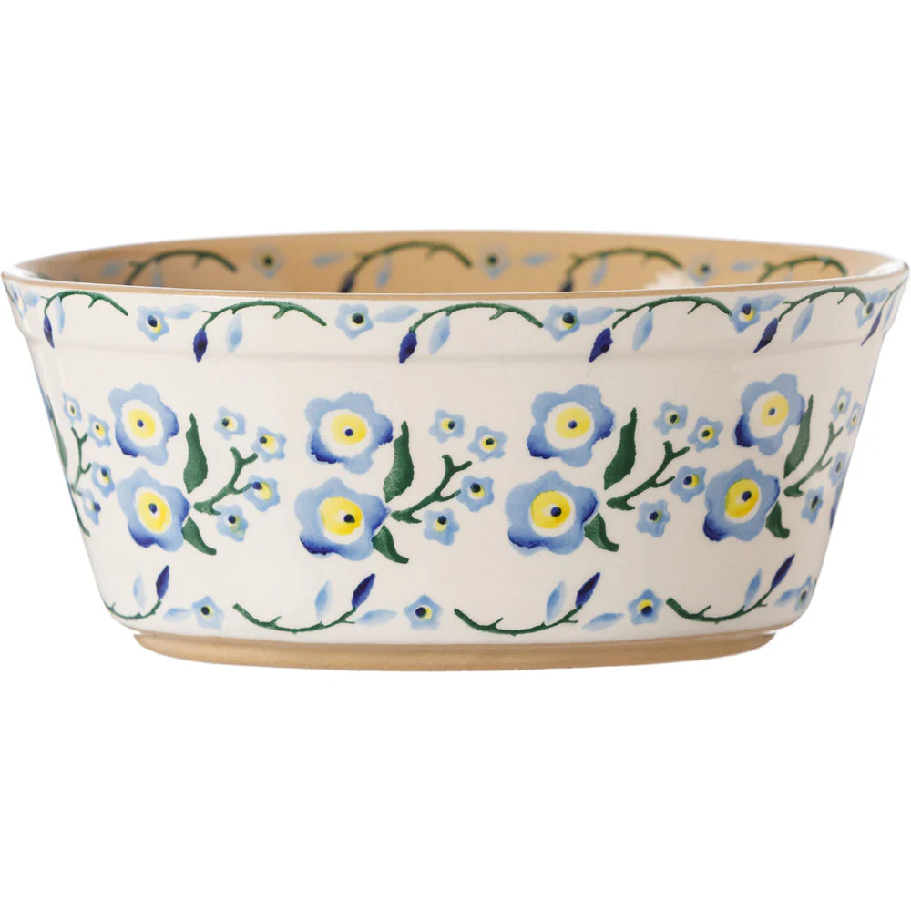 Nicholas Mosse Small Oval Pie Dish Forget me Not