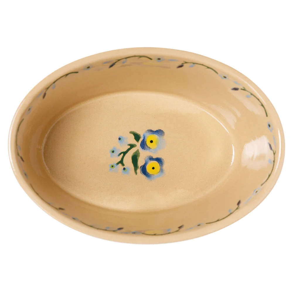 Nicholas Mosse Small Oval Pie Dish Forget me Not - Image 2