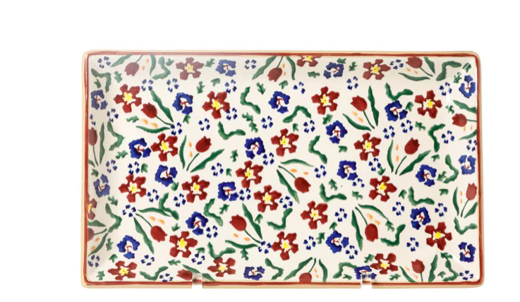 Nicholas Mosse Wild Flower Meadow Medium Rectangular Serving Dish
