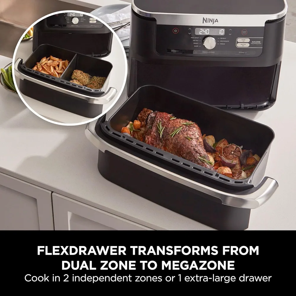 Ninja Foodi FlexDrawer Dual Air Fryer 10.4L - Image 3
