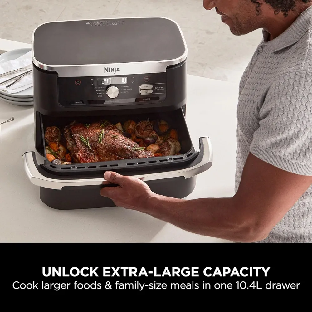 Ninja Foodi FlexDrawer Dual Air Fryer 10.4L - Image 4
