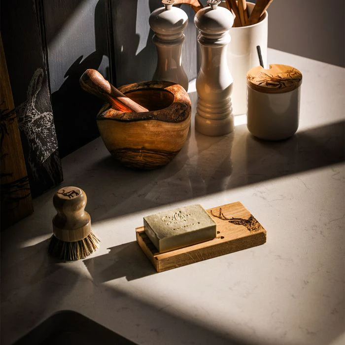 Selbrae House Oak Soap Dish & Soap Set - Stag Prince - Image 2