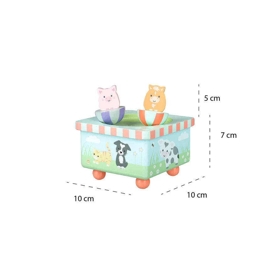 Orange Tree Toys Farm Animal Music Box - Image 3