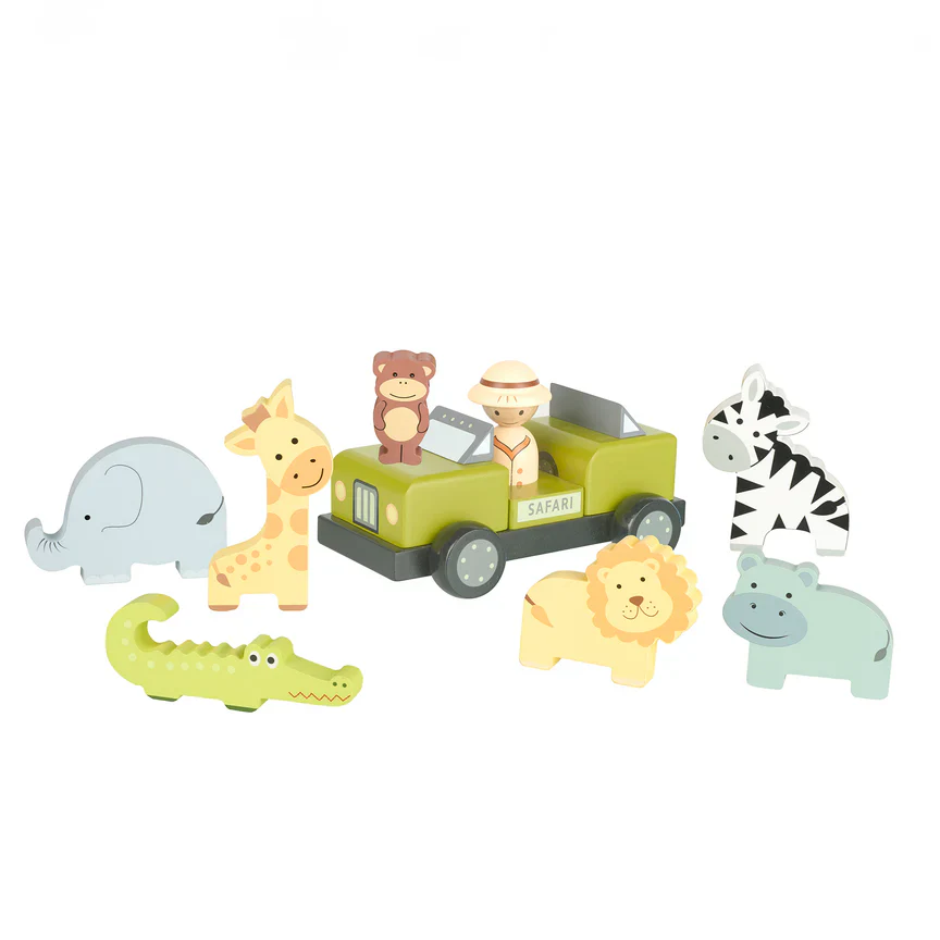 Orange Tree Toys Jungle Safari Play Set