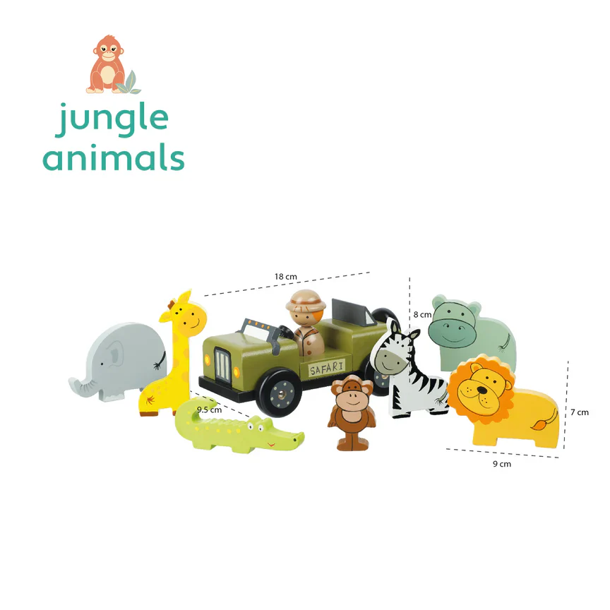 Orange Tree Toys Jungle Safari Play Set - Image 3