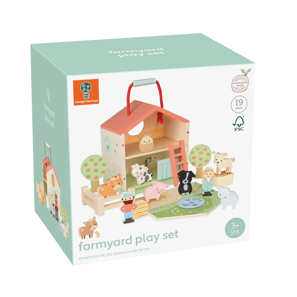 Orange Tree Toys Play Set Farmyard - Image 5
