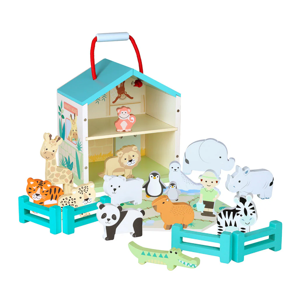 Orange Tree Toys Play Set Zoo