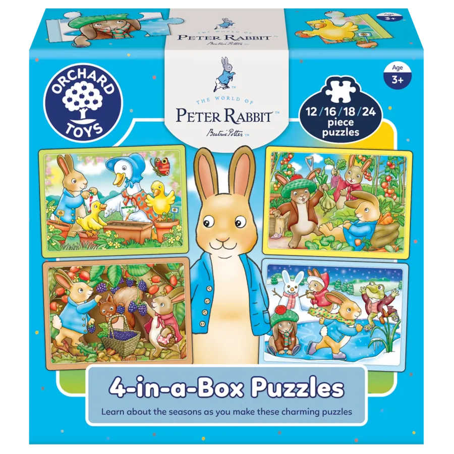 Orchard Toys Peter Rabbit™ 4-in-a-Box Puzzles