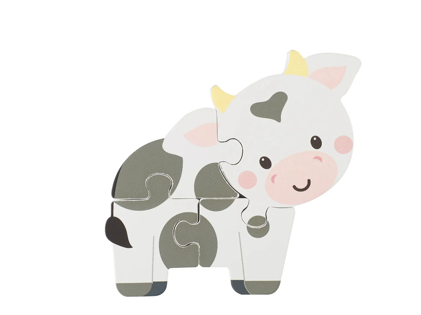 Orange Tree Cow Wooden Puzzle - Image 2