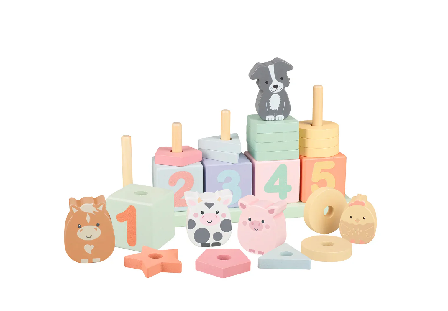 Orange Tree Toys Farmyard Animal Counting Game - Image 3