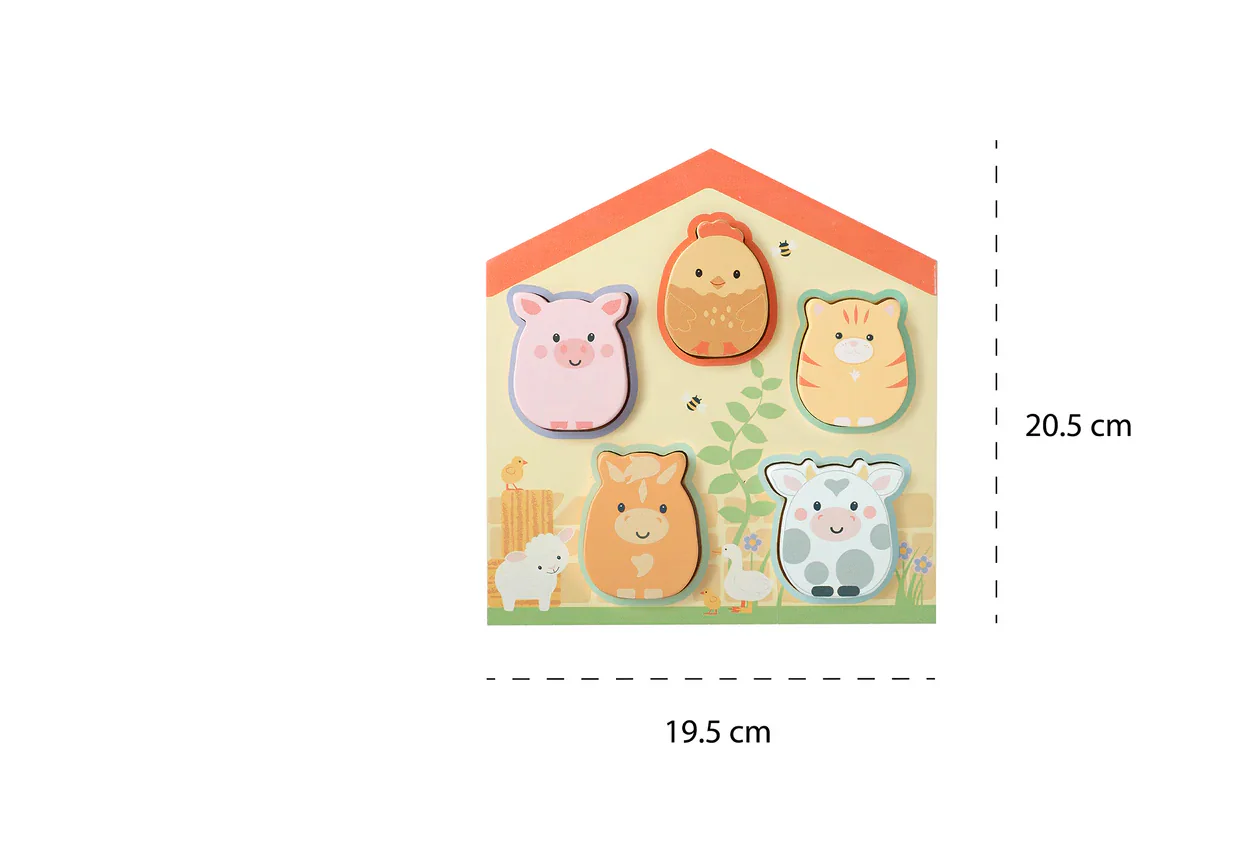 Orange Tree Toys Farmyard Barn Shape Puzzle - Image 2