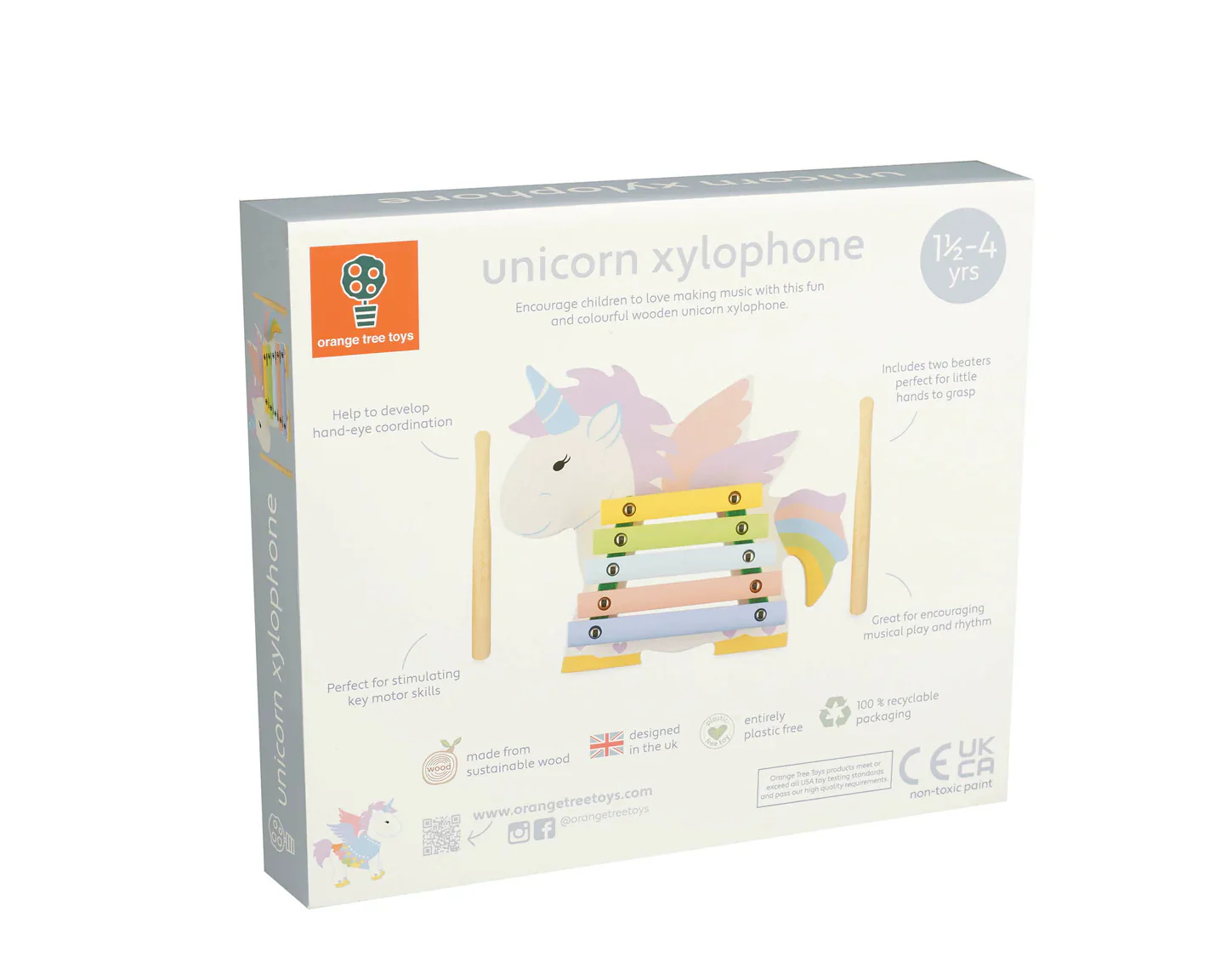 Orange Tree Toys Unicorn Xylophone