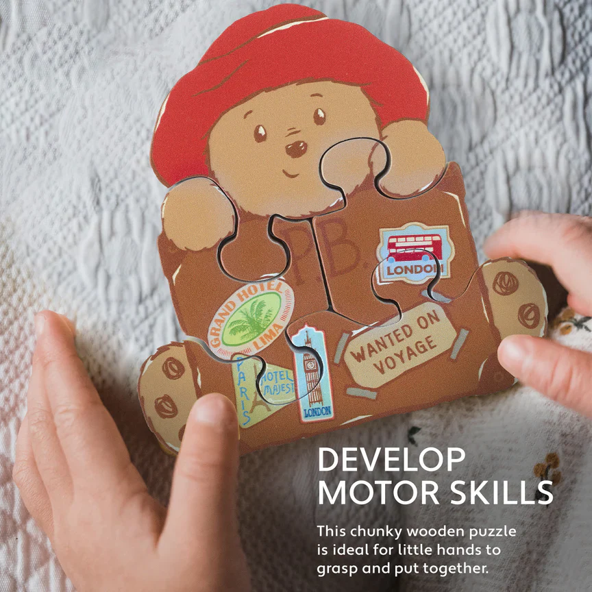 Orange Tree Toys Paddington ™ Wooden Puzzle (Suitcase) - Image 3