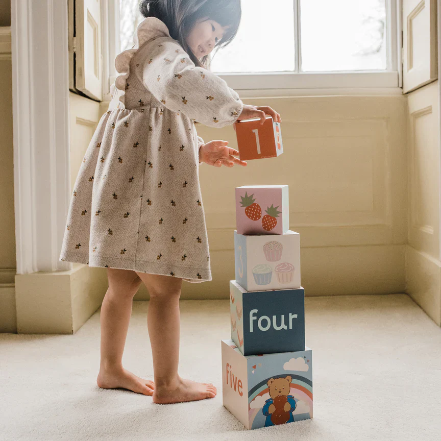 Orange Tree Toys Paddington™ Wooden Stacking Cubes - Image 3