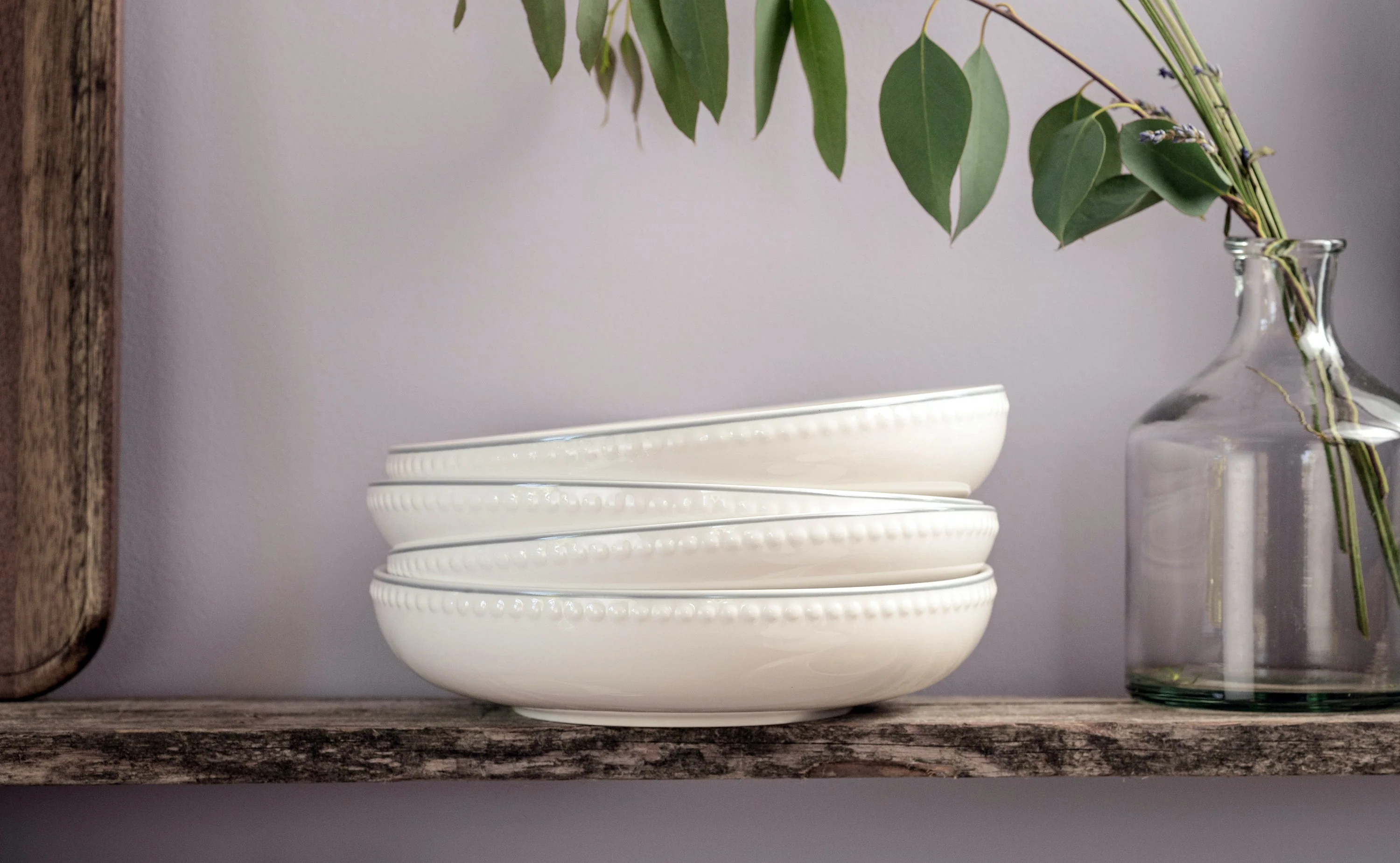 MARY BERRY SIGNATURE SET OF 4 PASTA BOWLS 21CM